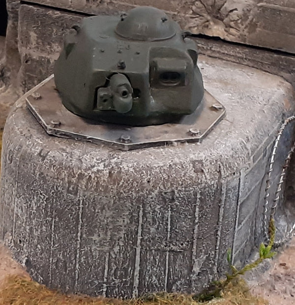 FoG Models 1/35 scale WW2 Tank turret Bunker - Atlantic wall series #1