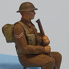 Homefront 1/35 scale WW2 British Infantry sitting #3