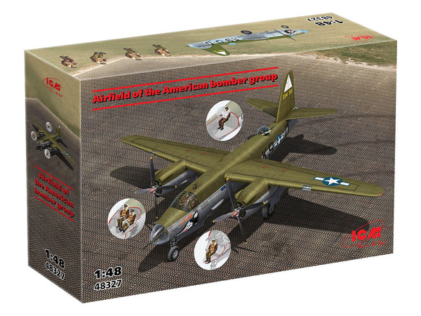 ICM AIRCRAFT 1:48 Airfield of the American bomber group