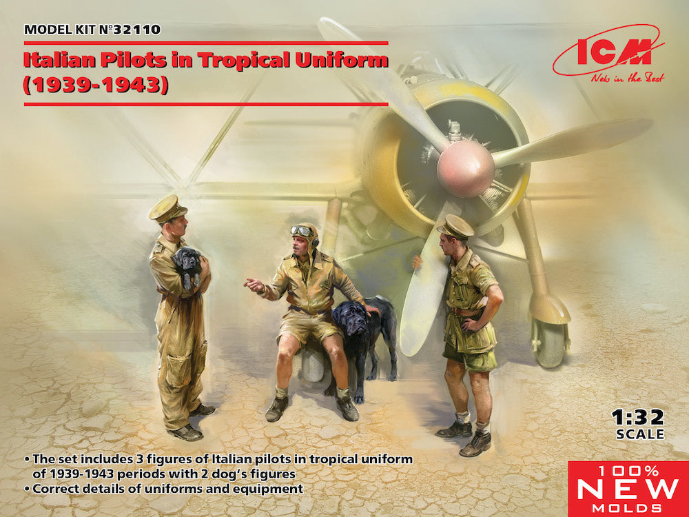 ICM 1/32 WW2 Italian Pilots in Tropical Uniform (1939-1943)