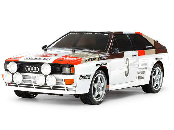 TAMIYA 58667 1:10 RC Audi Quattro Rally A2 (TT-02) starter pack