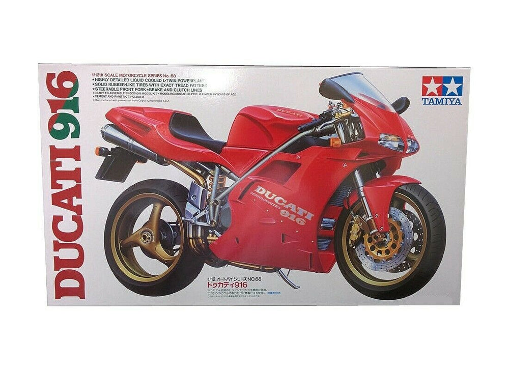TAMIYA 1/12 Scale BIKES DUCATI 916 motorbike model kit