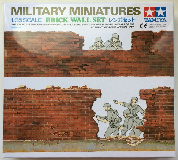 Tamiya 1/35 scale Brick Wall set diorama accessory