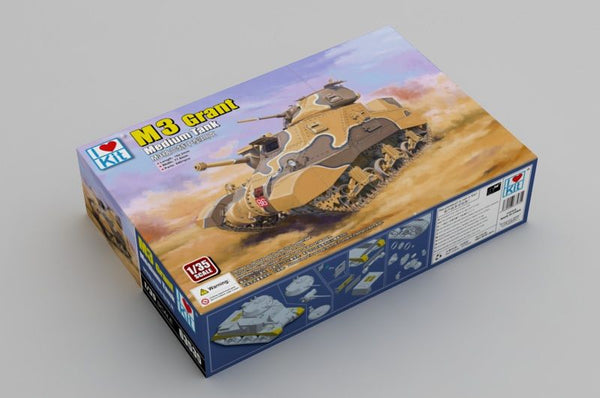 I LOVE KIT 1/35 WW2 US M3 Grant Medium Tank
