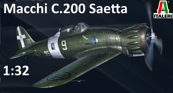 Italeri 1/32 WW2 Italian Macchi C.200 Model kit (2516)