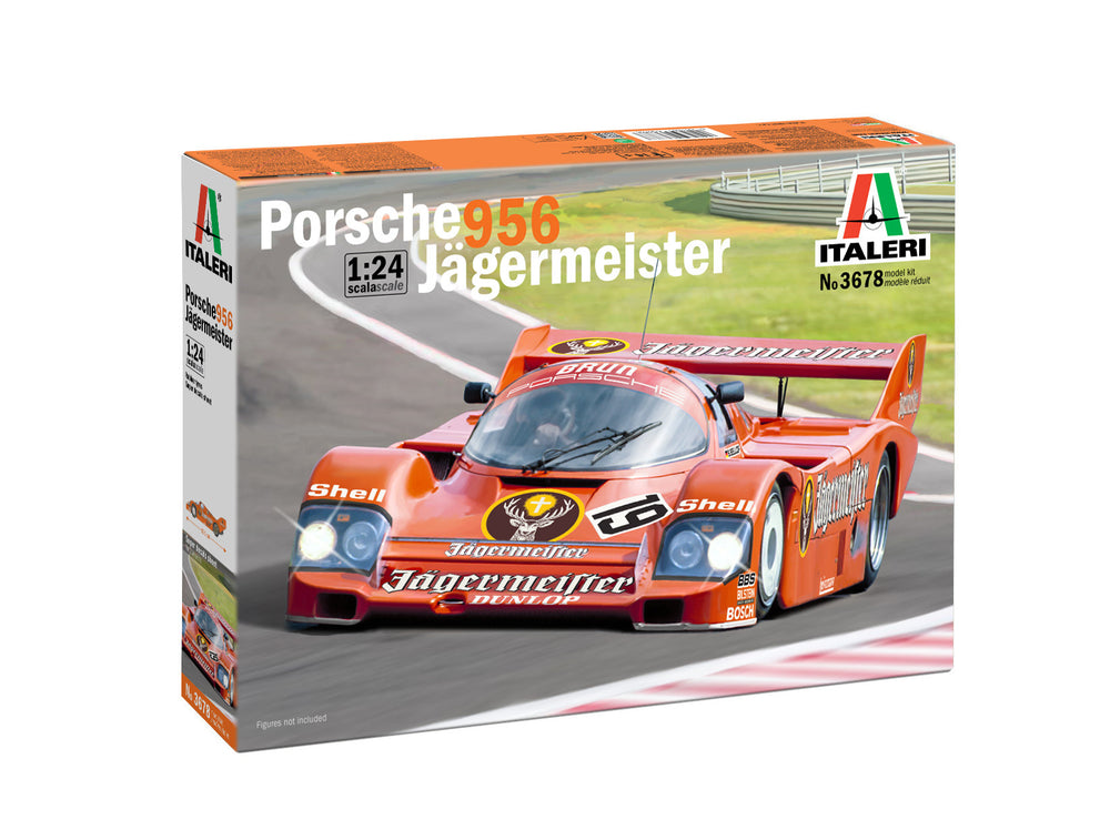 ITALERI 1/24 CARS Porsche 956 Jägermeister Racing Car