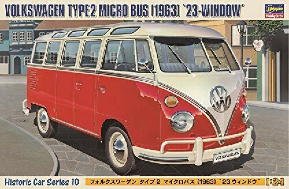 Hasegawa 1:24 VW Type 2 Micro Bus with Windows