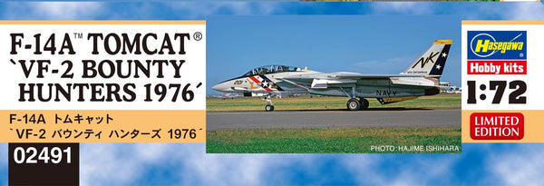 Hasegawa 1/72 F-14A Tomcat VF-2 Bounty Hunters 1976 Kit