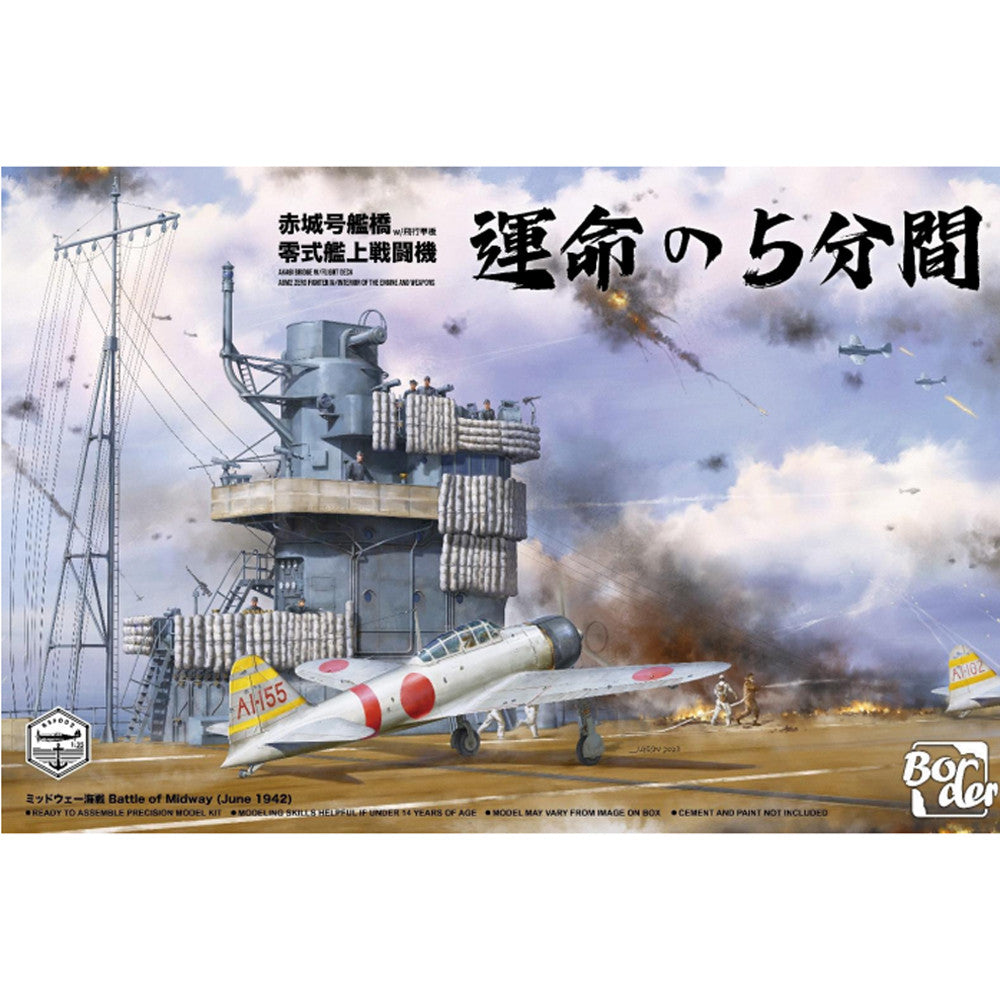 Border Models 1/35 WW2 A6M2 Mitsubishi Zero and Akagi Flight Deck in 1/35 scale
