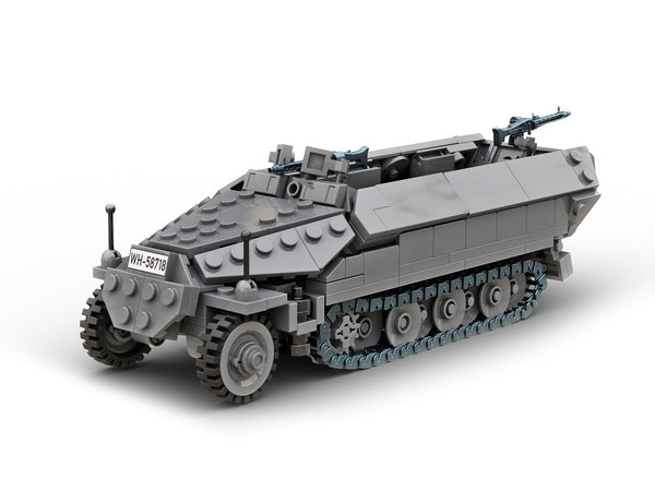 Build Army Brick building model WW2 GERMAN Sd. Kfz. 251 Ausf.D