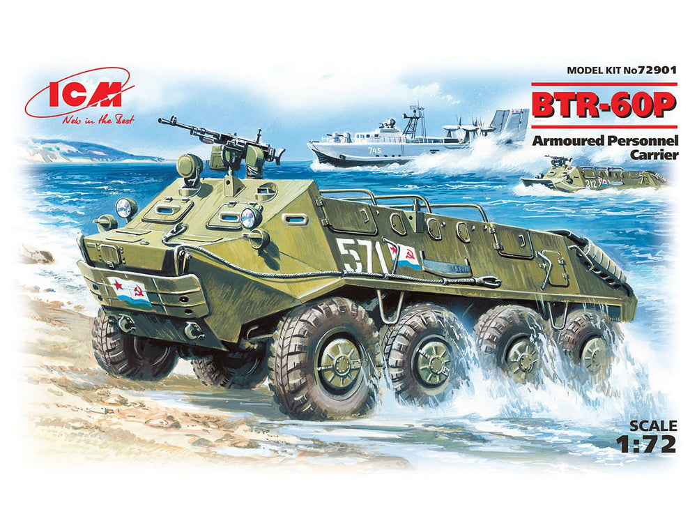 ICM 1/72 Russian BTR-60P, Armoured Personnel Carrier