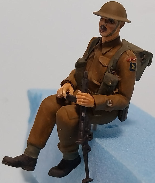 Homefront 1/35 scale WW2 British Infantry sitting #5