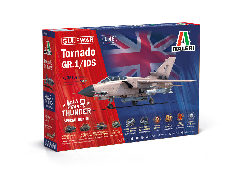 ITALERI 1/48 Scale AIR RAF Tornado GR.1/IDS Gulf War aircraft