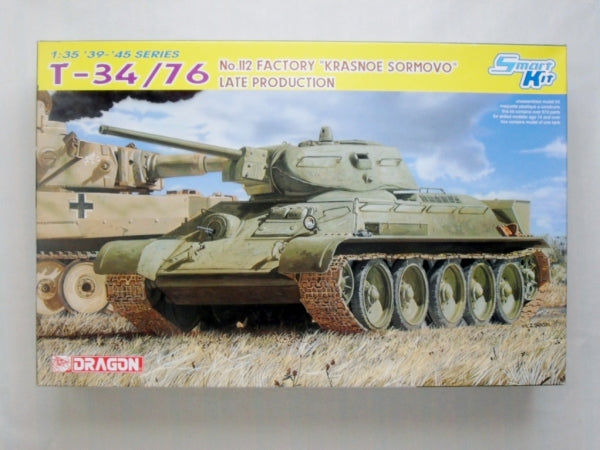 Dragon 1/35 WW2 Russian T-34/76 112 Factory Late Production