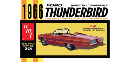 AMT 1:25 1966 Ford Thunderbird Hardtop/Convertible plastic assembly model car kit