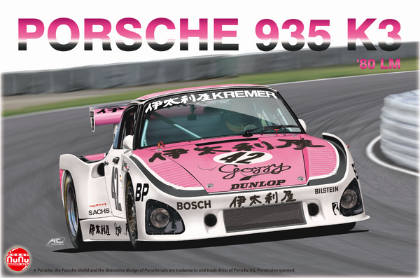 NUNU 1/24 CAR Porsche 935 K3 1980 Lemans #42