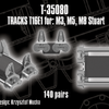 Quick Tracks 1/35 scale WW2 track upgrade T16E1 tracks – M3, M5 M8 Stuart