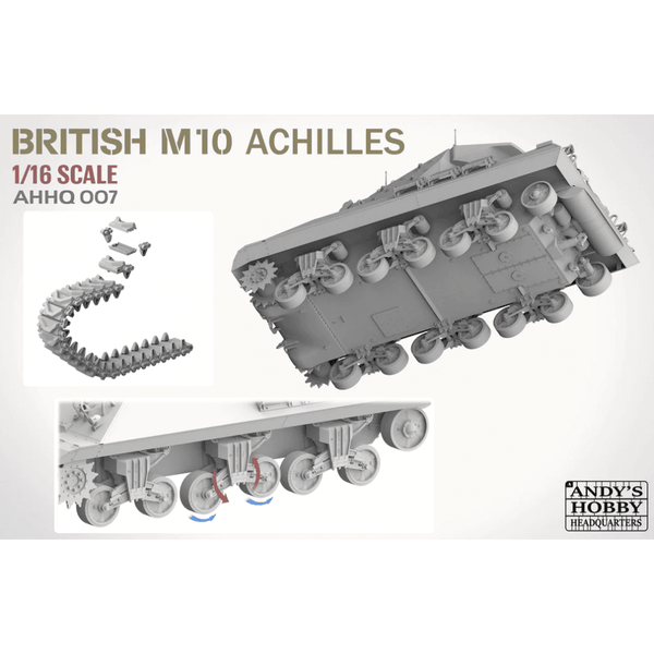 Andy's Hobby Headquarters 1:16 British Achilles M10 IIc Tank Destroyer Model Military Kit **PREORDER**