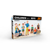 AK Interactive 1/35 Scale plastic figure kit Children SET 1: Boys. 