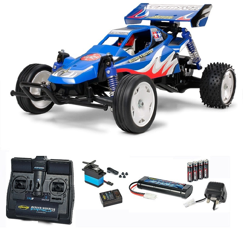 Model Shop Rc Tamiay RC Buggy Rising Fighter 2WD KIT car model starter pack | Fields ...