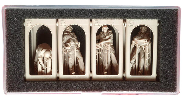 Toucan Models 1/35 Scale WW2 U.S Navy Bofors Gun Crew With Life Jackets Figure Set 4