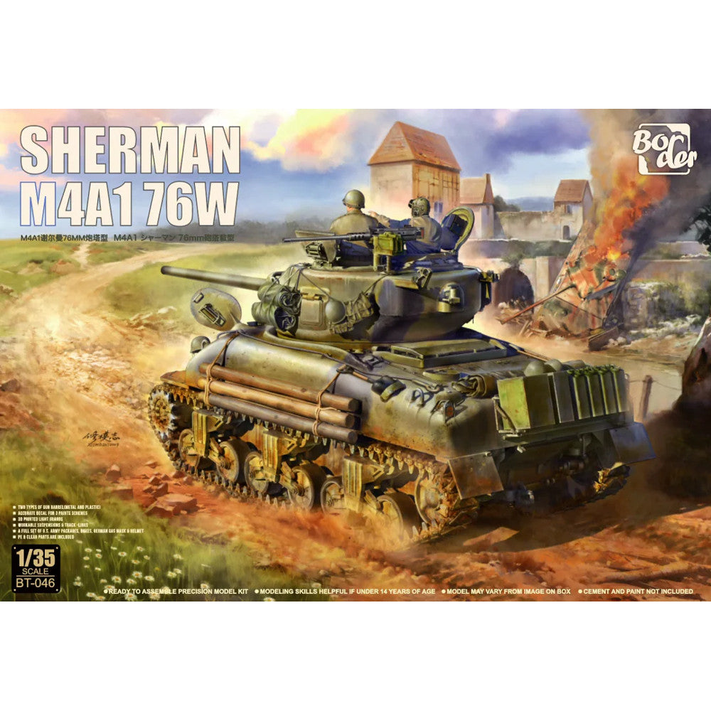 Border Models 1/35 WW2 Sherman M4A1 76W
