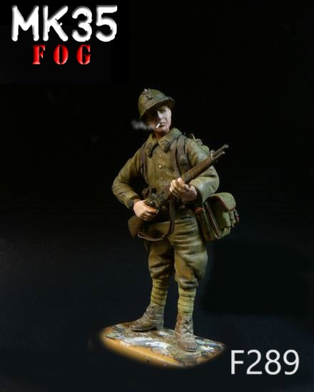 MK35 FoG models 1/35 scale resin figure WW2 French infantryman France 1940 #1