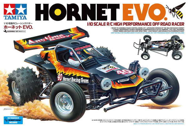 TAMIYA 1/10 scale R/C model assembly kit Hornet EVO.