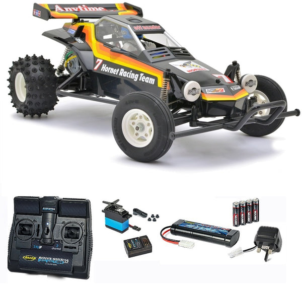 Tamiya RC Radio Control Car 1/10 Electric Hornet starter pack