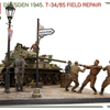 Miniart 1/35 scale WW2 Diorama kit 'Dresden 1945' T34/85 Field Repair Big Set