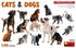 Miniart 1/35 scale CATS & DOGS diorama accessory model kits