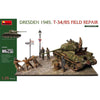 Miniart 1/35 scale WW2 Diorama kit 'Dresden 1945' T34/85 Field Repair Big Set