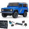 Tamiya Land Rover '90 Defender 90 Painted blue CC-02 starter pack