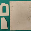 FoG Models 1/35 Scale diorama base with ruined walls 260mm x 200mm