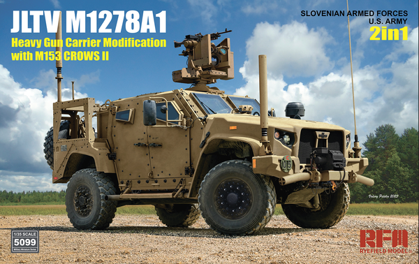 Rye Field models 1/35 JLTV M1278A1 (HGC) with M153 CROWS II 2in1