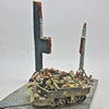 FoG Models 1/35 Scale  Tram stop Ruin Ruined Building and Diorama Base