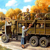 ICM 1/35 WW2 Soviet Motorized Infantry (1943-1945), (5 figures)