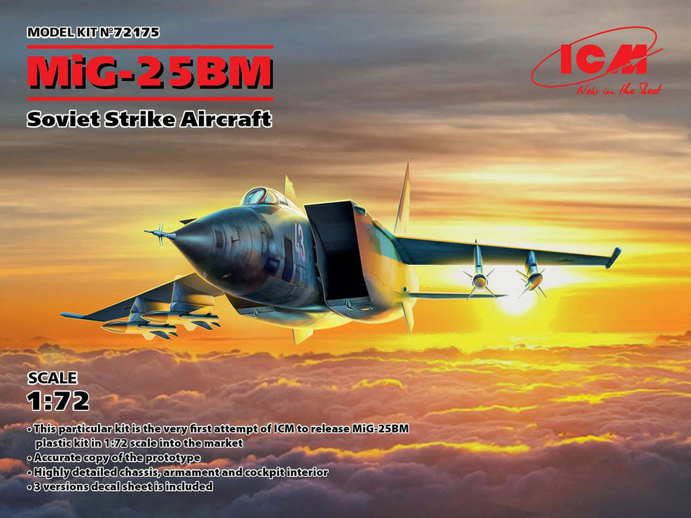 ICM 1/72 MiG-25 BM, Soviet Strike Aircraft