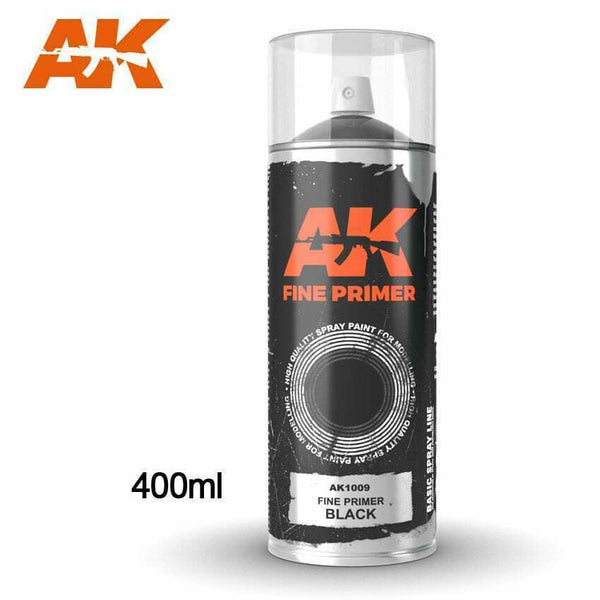 AK interactive spray paint rattle can 400ml and 150ml