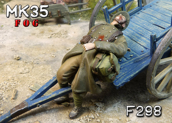 MK35 FoG models 1/35 scale WW2 French soldier dead - France 1940