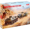 ICM 1/72 Afghan Motorcade (1979-1989) URAL-375D, URAL-375A, ATZ-5-375, BTR-60PB (Set of 3)
