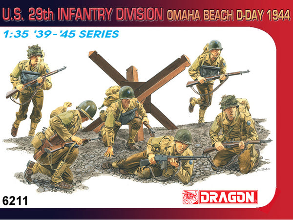 Dragon 1/35 WW2 U.S. 29th Infantry Div Omaha Beach -D Day