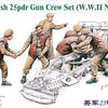 Bronco Models 1/35 Scale WW2 British 25pdr Gun Crew Set (Europe)