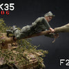 MK35 FoG models 1/35 scale resin model kit WW2 German Stug III Crew Contains a single figure. Muzzle cover included.