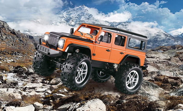 EE ROCK CRAWLER Orange 1:14 RC Land Rover Defender Rock Crawler