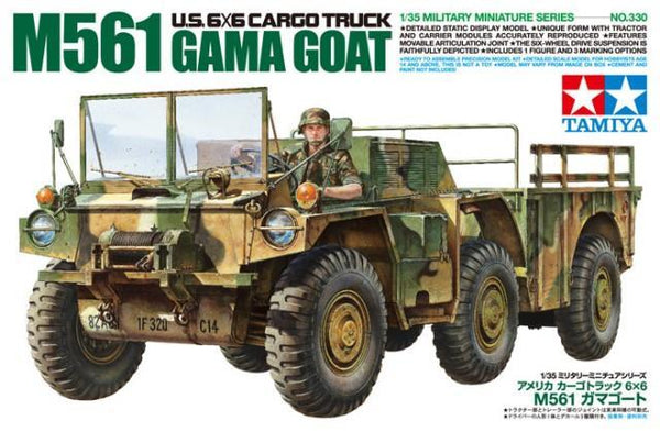 Tamiya 1/35 scale US Army M561 Gama Goat cargo truck