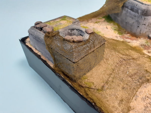 1/35 scale WW2 Bunker - Atlantic wall series #3 Tobruk style