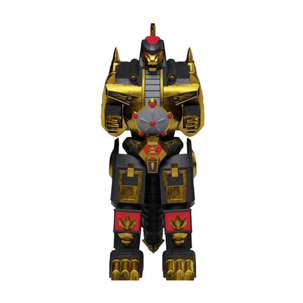 Super7 Power Rangers Dragonzord Black and Gold ReAction Figure