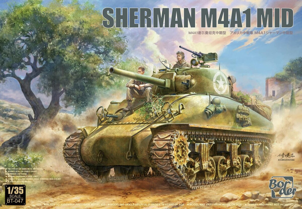 Border Models 1/35 WW2 US Sherman M4A1 mid