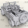ICM 1/35 WW2 le.gl.Einheitz-Pkw Kfz.4, WWII German Light Anti-Aircraft Vehicle